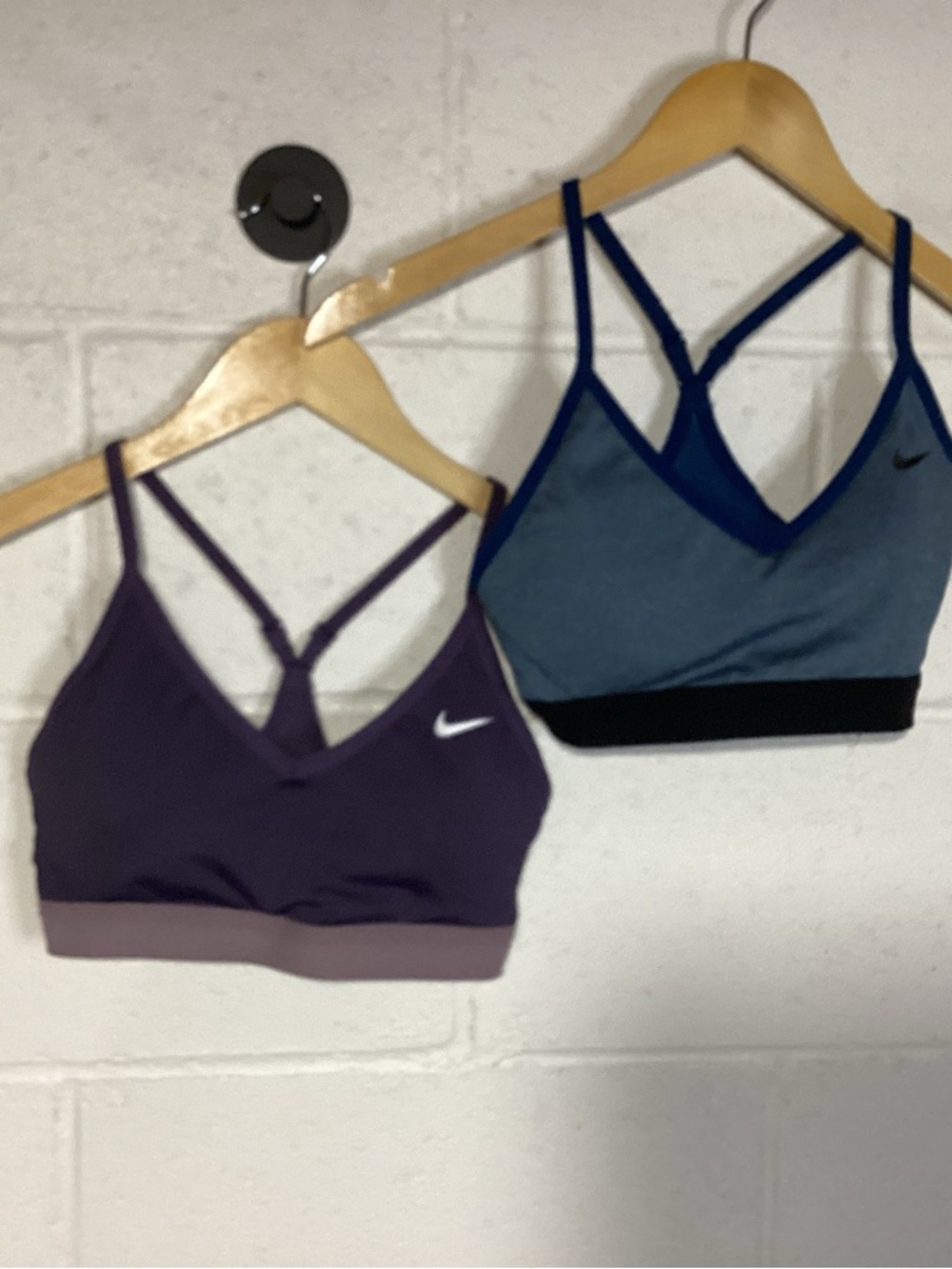 Nike Strappy Sports Bras | Set Includes 2 | Purple & Blue